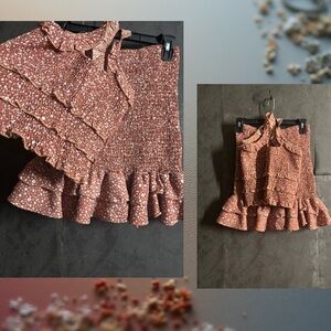 Floral Ruffle Women's Skirt